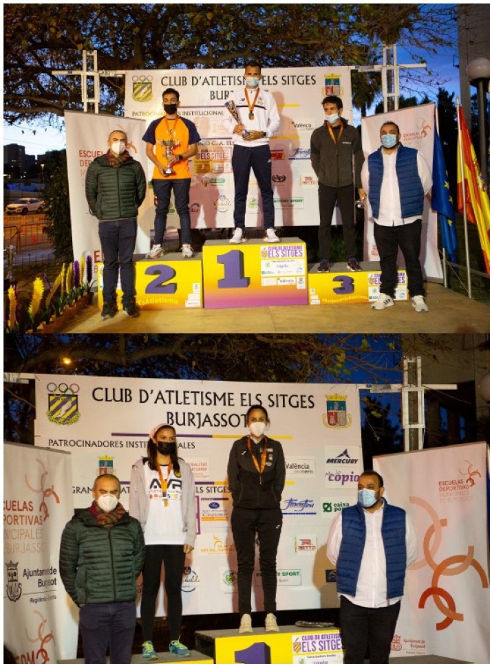 Cabré y Corchete, campeones autonómicos de marcha/Cabré i Corchete, campions autonòmics de marxa