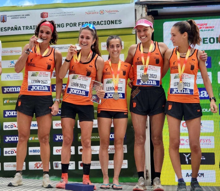 La selección valenciana, subcampeona de España de trail/La selecció valenciana, subcampiona d'Espanya de trail