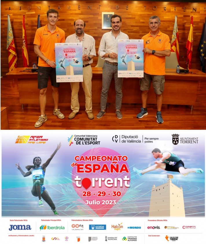 Presentación del Campeonato de España Absoluto A.L. 2023 en Torrent/Presentació del Campionat d'Espanya Absolut A.L. 2023 en Torrent