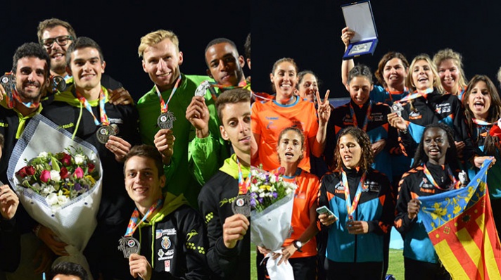 Subcampeones de Europa por partida doble/Subcampions d'Europa per partida doble