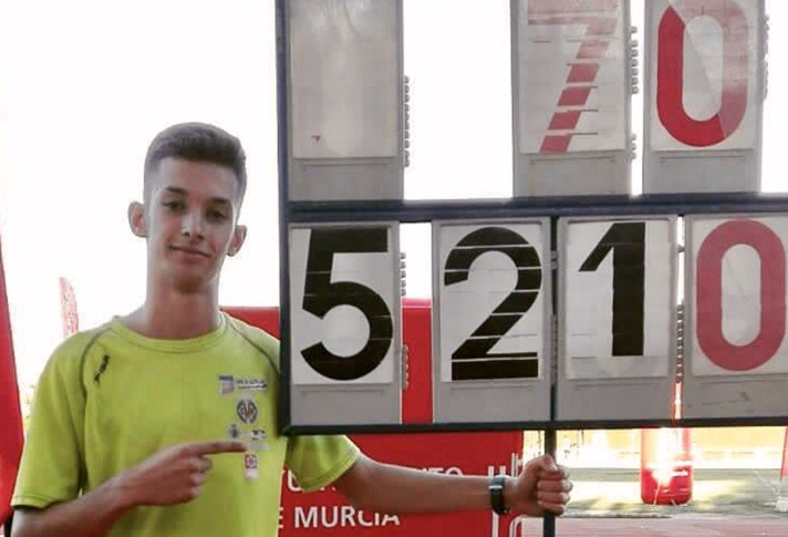Pau Borillo, mejor marca española cadete en octathlon/Pau Borillo, millor marca espanyola cadet en octathlon