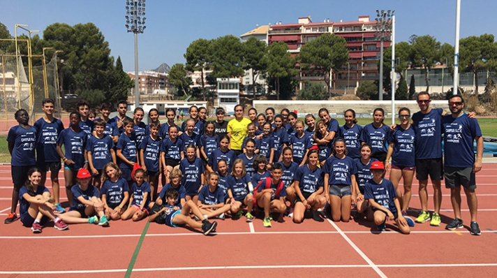 Agua, amigos y atletismo en el Campus de verano 2018/Aigua, amics i atletisme al Campus d'estiu 2018