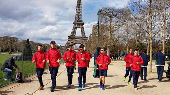 Los chicos de EPLA 12os del mundo en Paris/Els xics d'EPLA 12s del mon a Paris