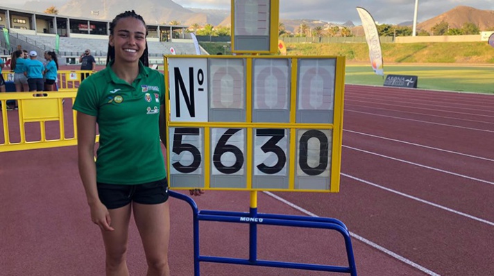 Carmen Ramos récord autonómico en Arona/Carmen Ramos rècord autonòmic en Arona