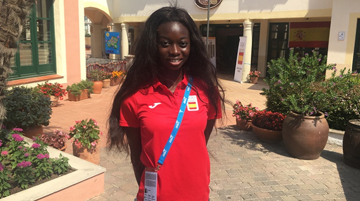 Fatima Diame, bronce, marca personal y mínima en Tarragona/Fatima Diame, bronze, marca personal i mínima a Tarragona
