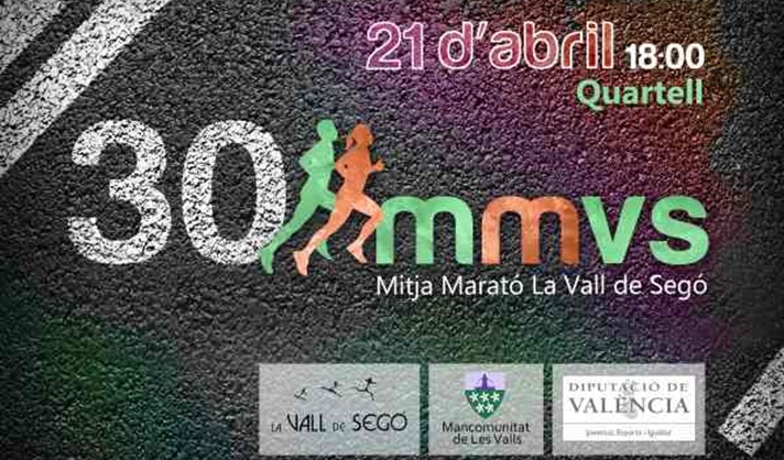 Llega el 30º Medio Maratón La Vall de Segó/Arriba el 30é Mig Marató La Vall de Segó