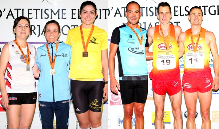 Octavio Sanchis y Ana Amaro, campeones autonómicos en 10.000m/Octavio Sanchis i Ana Amaro, campions autonòmics en 10.000m