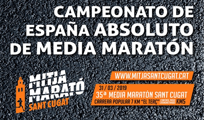 Los títulos de medio maratón se otorgan en Sant Cugat/Els títols de mig marató s'atorguen en Sant Cugat