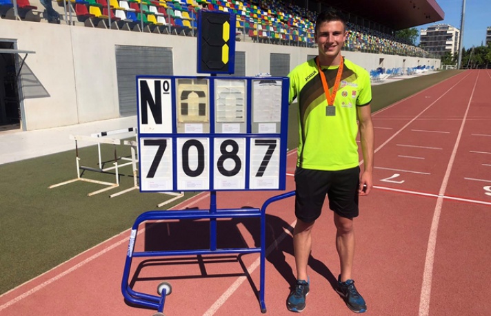 Andreu Boix, record autonómico Sub18 en decatlón/Andreu Boix, rècord autonòmic Sub18 en decatló 