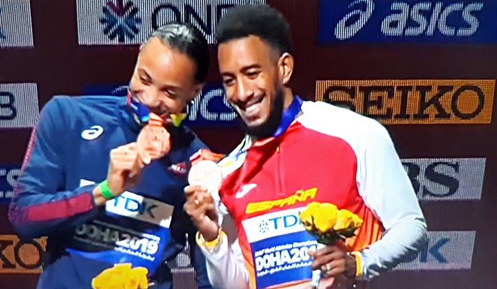 Medalla de bronce para Orlando Ortega/Medalla de bronze per a Orland Ortega