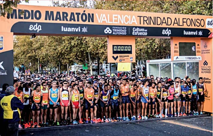 Valencia, un medio maratón de record/València, un mitja marató de rècord