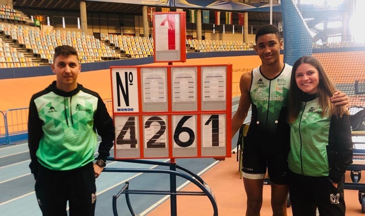 Tayb David Loum bate el record de España Sub16 en exathlon/Tayb David Loum bat el rècord d'Espanya Sub16 en exathlon