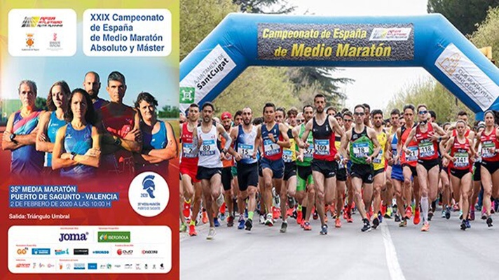 Puerto de Sagunto otorga los títulos nacionales de medio maratón/Port de Sagunt atorga els títols nacionals de mig marató