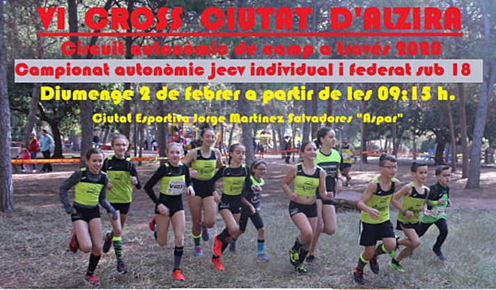 Un millar de atletas en el Cross de Alzira/Un miler d'atletes en el Cross d'Alzira