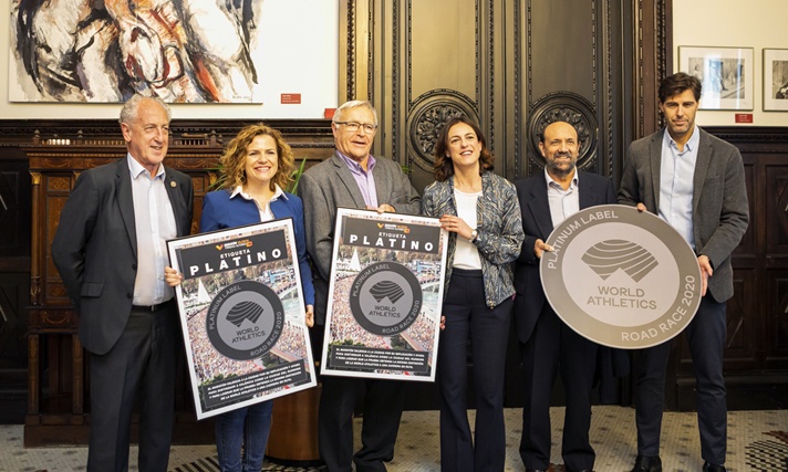 Maratón València celebra su 40 aniversario con la Etiqueta Platino/Marató València celebra el seu 40 aniversari amb l'Etiqueta Platí