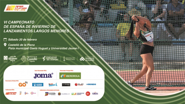 VI Campeonato de España de Lanzamientos Largos de Invierno de Menores 2021/VI Campionat d'Espanya de Llançaments Llargs d'Hivern de Menors 2021