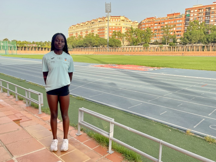 Evelyn Yankey, la última atleta en activo/Evelyn Yankey, l'última atleta en actiu