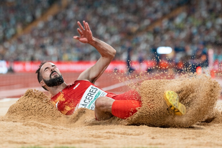 Eusebio Cáceres, cuarto por quinta vez en un gran campeonato/Eusebio Càceres, quart per cinquena vegada en un gran campionat