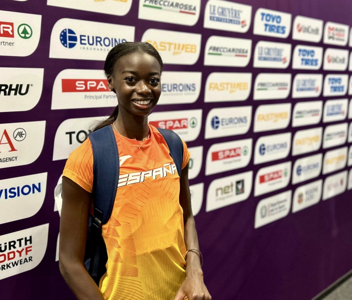 Fátima Diame tira de oficio y se mete en su primera final de un Europeo/Fàtima Diame tira d'ofici i es fica en la seua primera final d'un Europeu