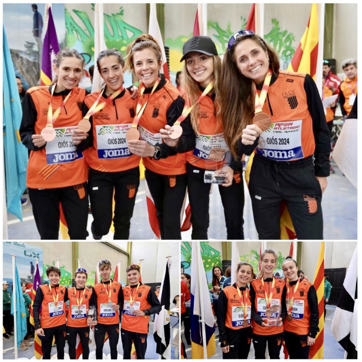 La selección valenciana de mujeres, tercera de España en trail running/La selecció valenciana de dones, tercera d'Espanya en trail running
