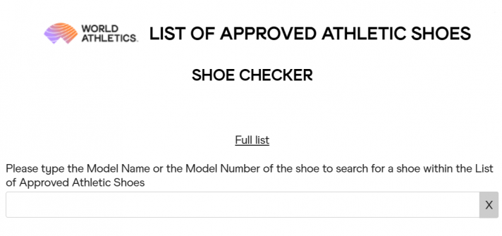 Enlace a listado actualizado de zapatillas aprobadas/Enllaç a llistat actualitzat a sabatilles aprovades