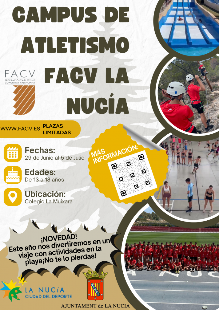Campus de Atletismo FACV 2025 La Nucía/Campus de Atletisme FACV 2025 La Nucía