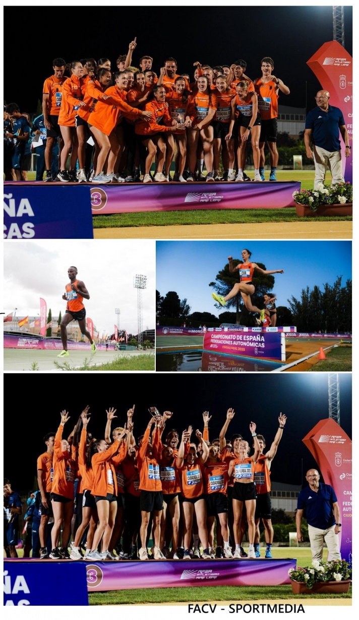 La selección valenciana no se baja del podio en el Campeonato de España por Federaciones/La selecció valenciana no es baixa del podi en el Campionat d'Espanya per Federacions