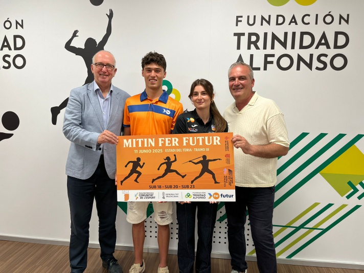 La Fundación Trinidad Alfonso y la Federación de Atletismo de la Comunitat Valenciana presentan el Mitin FER Futur/La Fundació Trinidad Alfonso i la Federació d'Atletisme de la Comunitat Valenciana presenten el Míting FER Futur