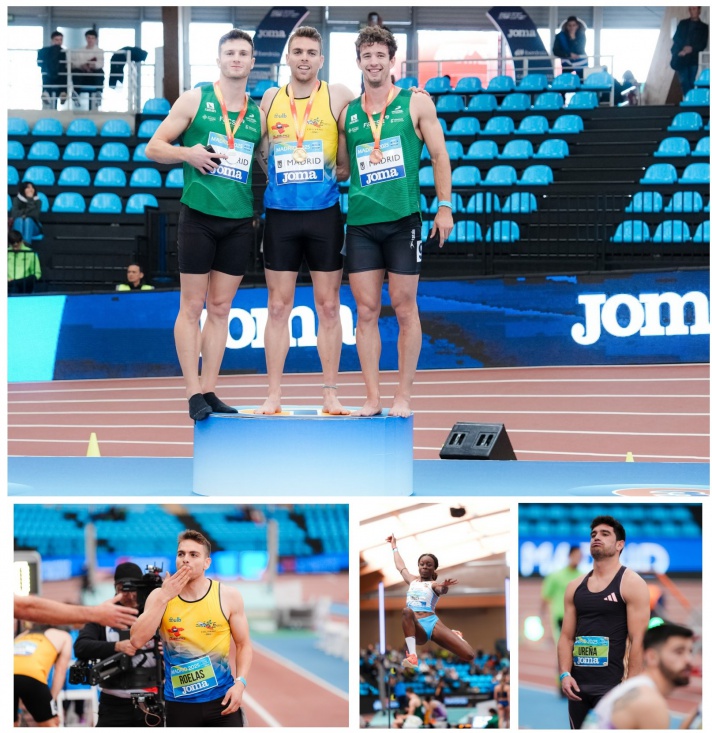 Los atletas de la Comunitat copan el podio del heptatlón en el Campeonato de España/Els atletes de la Comunitat copen el podi de l'heptatló en el Campionat d'Espanya