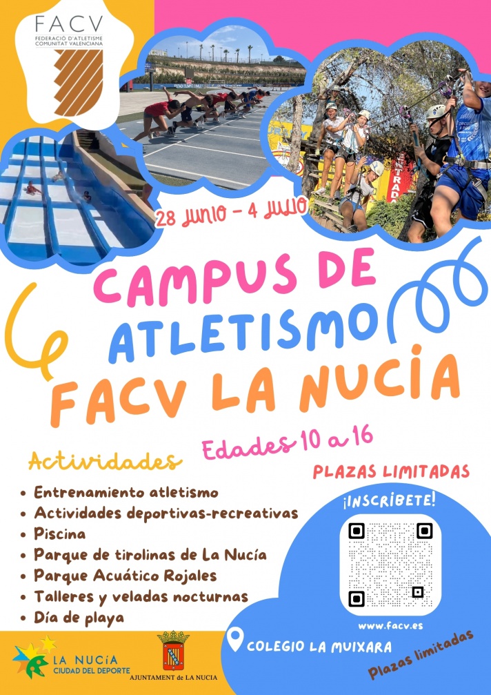 Campus de Atletismo FACV 2026 La Nucía/Campus de Atletisme FACV 2026 La Nucía
