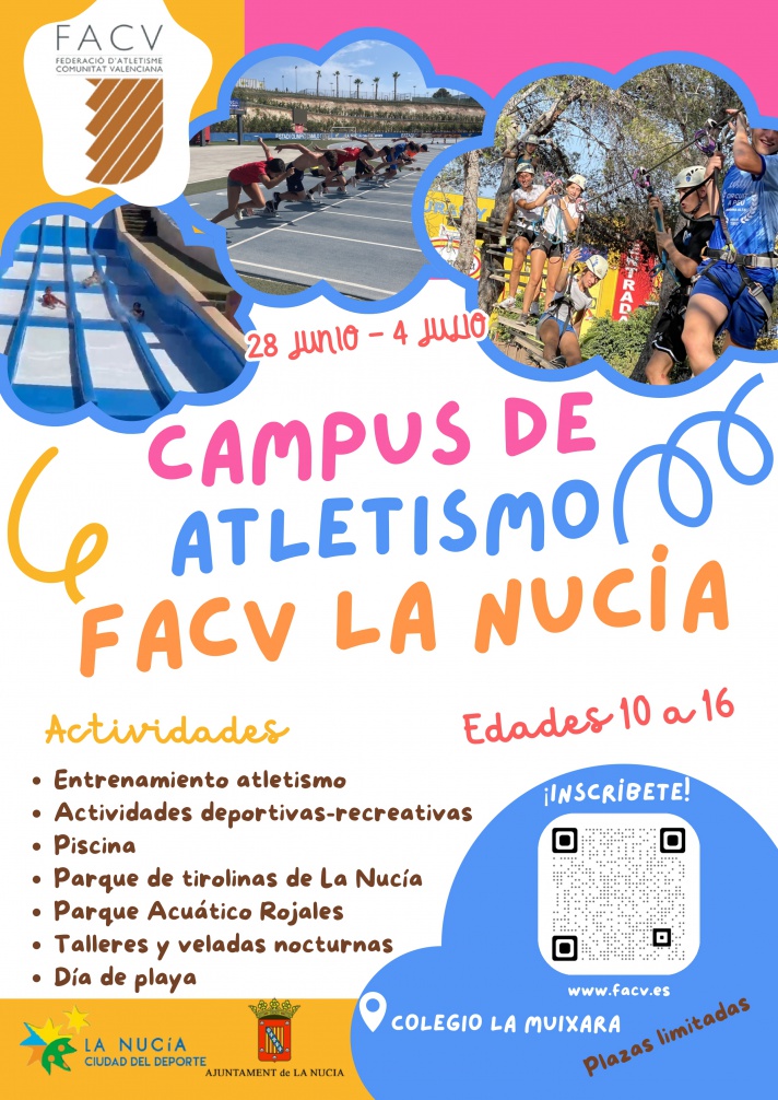 Campus de Atletismo FACV 2026 La Nucía/Campus de Atletisme FACV 2026 La Nucía
