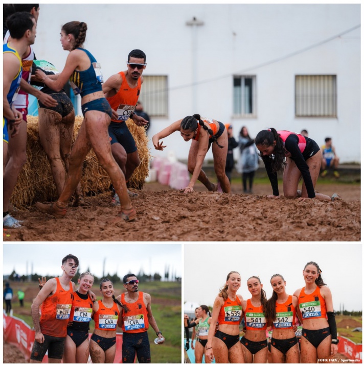 La selección valenciana despeja su futuro con un gran Campeonato de España de cross/La selecció valenciana buida el seu futur amb un gran Campionat d'Espanya de cross