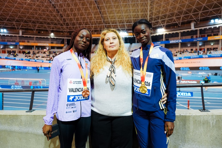 Fátima Diame, ocho veces campeona/Fàtima Diame, huit vegades campiona