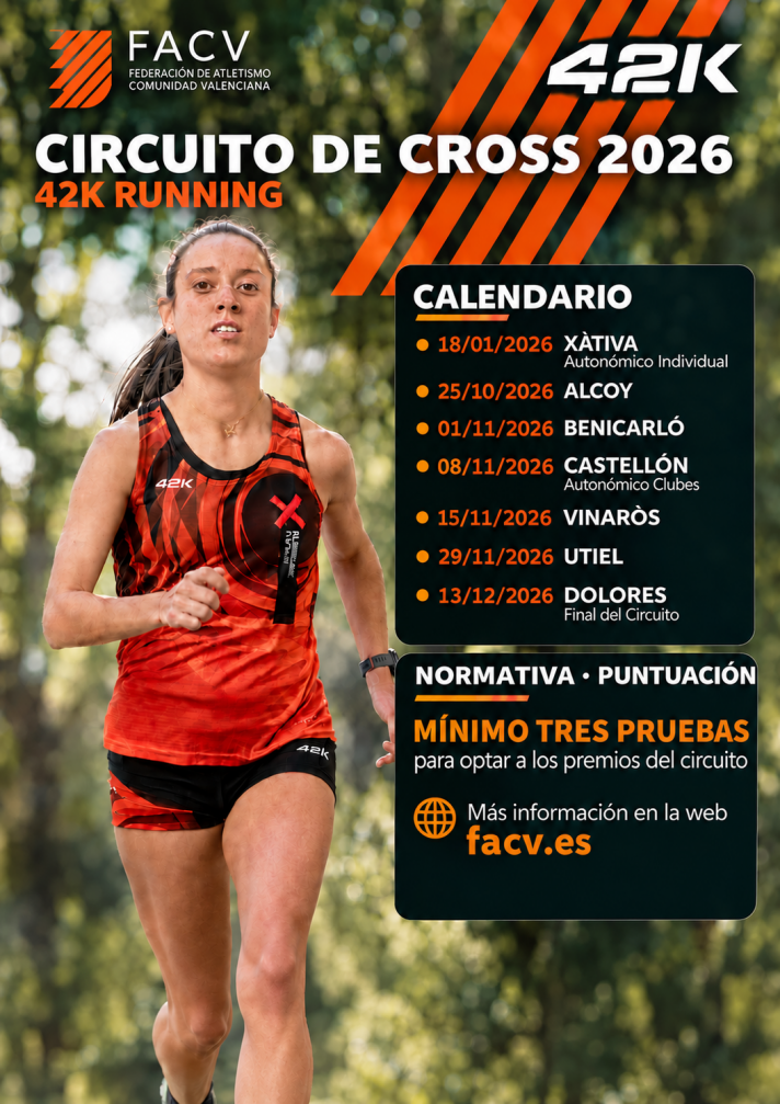 El Circuito de Cross 42K entra este otoño en su fase decisiva/El Circuit de Cross 42K entra esta tardor en la seua fase decisiva